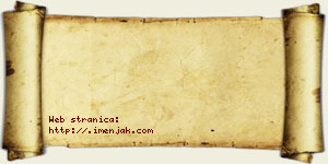 Hana Bećković vizit kartica